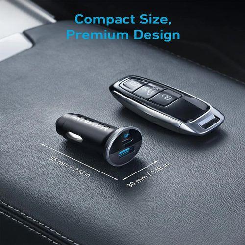 Anker 323 Car Charger 52.5W Black (A2735011) ,