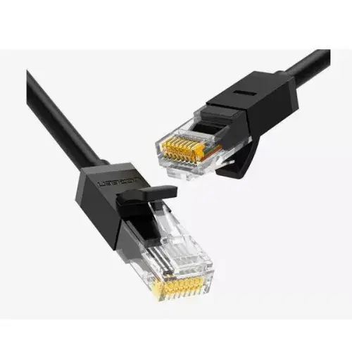 Ugreen Cat 6 Round UTP Gigabit Ethernet Network Cable 2m (UG-CBL-CAT6-NW102-2M-BLK) - Black ,