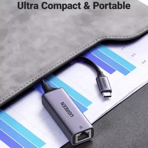 Ugreen USB 3.0 Gigabit Ethernet Network Adapter Aluminum - Space Gray ,