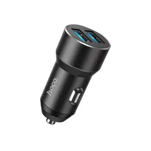 Hoco DZ17 Powerful dual port car charger with lights ,