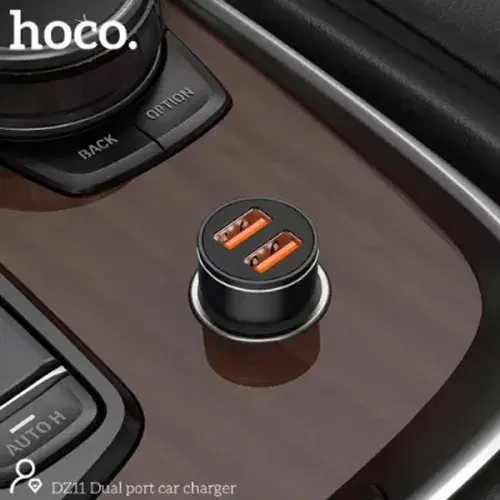 Hoco DZ11 Dual port car charger ,