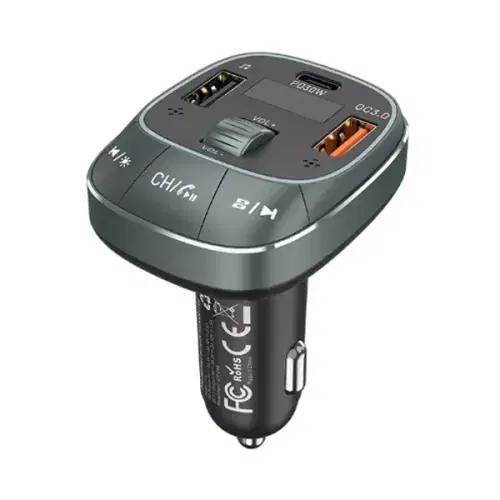 Hoco E76 Pole PD45W+QC3.0 car BT FM transmitter ,