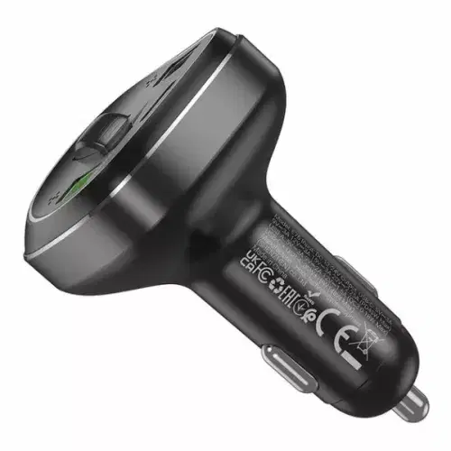 Hoco E76 Pole PD45W+QC3.0 car BT FM transmitter ,