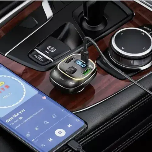 Hoco E76 Pole PD45W+QC3.0 car BT FM transmitter ,