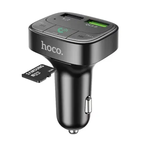 Hoco E59 Promise QC3.0 car BT FM transmitter ,