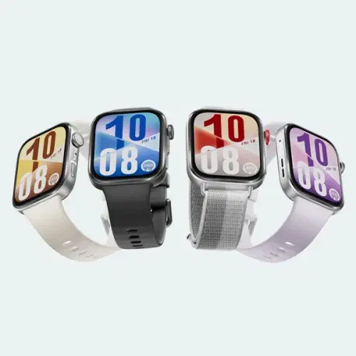 HUAWEI Watch Fit 4 1.82 inch Square AMOLED display 10 Days Battery Life 5ATM Water Resistant 100 Fitness Modes Black Fluoroelastomer Strap , ALL COLOUR