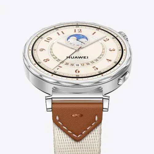 HUAWEI Watch GT 5 41mm With 1.32 Inch AMOLED Display 7 Day Battery Life 5 ATM Water-Resistant White Composite Leather Strap , ALL COLOUR