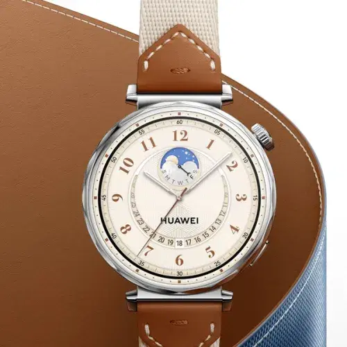 HUAWEI Watch GT 5 41mm With 1.32 Inch AMOLED Display 7 Day Battery Life 5 ATM Water-Resistant White Composite Leather Strap , ALL COLOUR