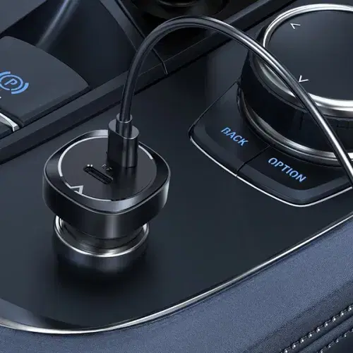 Acefast B2 72W dual USB-C metal car charger ,
