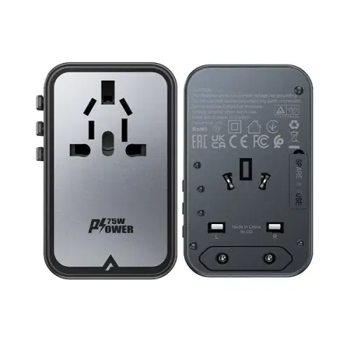 Acefast Z1 PD75W GaN (3USB-C+2USB-A) multifunctional charging adapter ,