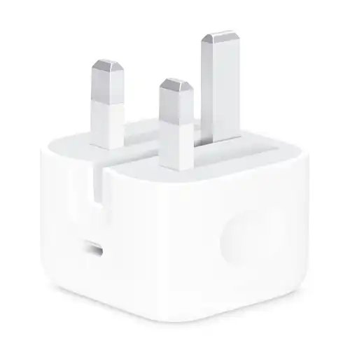 Apple 20W USB-C 3-Pin Power Adapter White